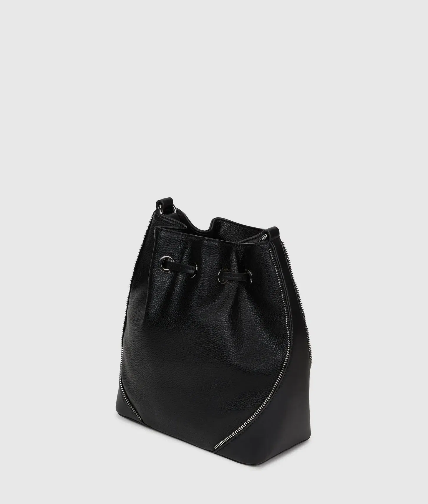KarlLagerfeld Rebel Bucket Bag Black