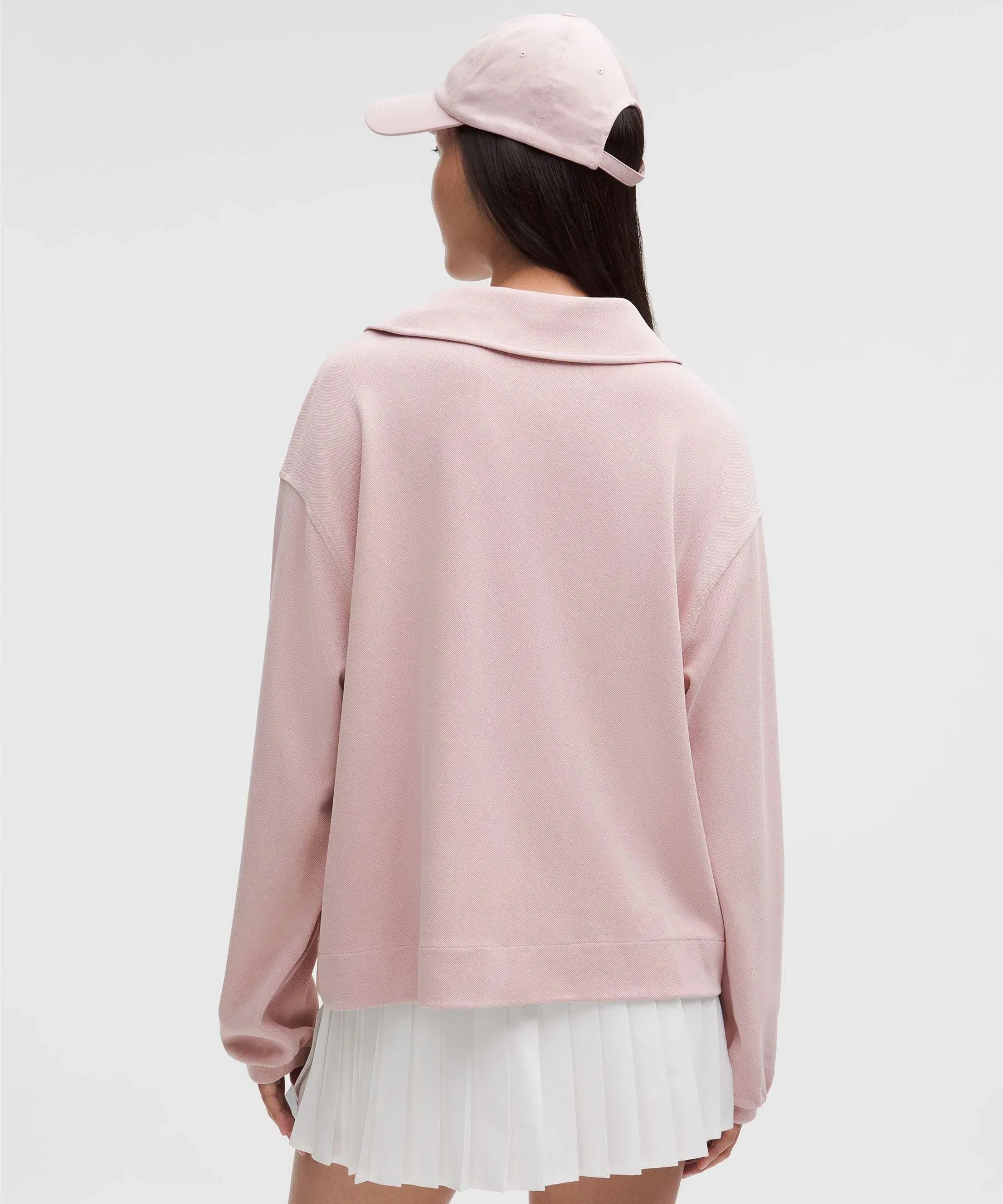 Lululemon Softstreme Pique Oversized Long-Sleeve Polo Shirt