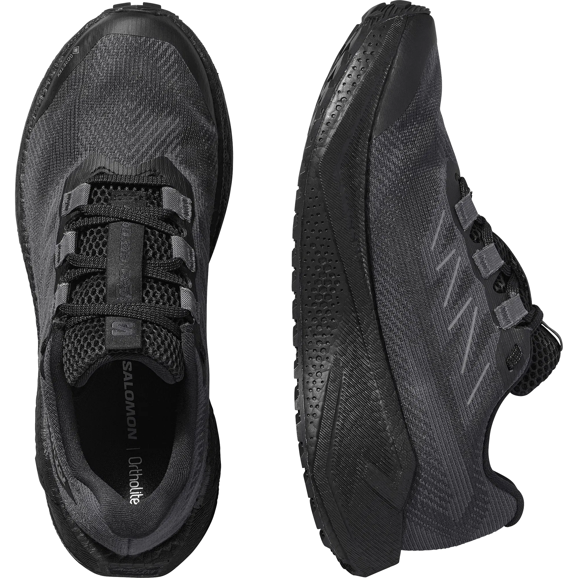 Salomon Aero Blaze 3 Grvl Gore-Tex Gravel Running Shoes Womens Black