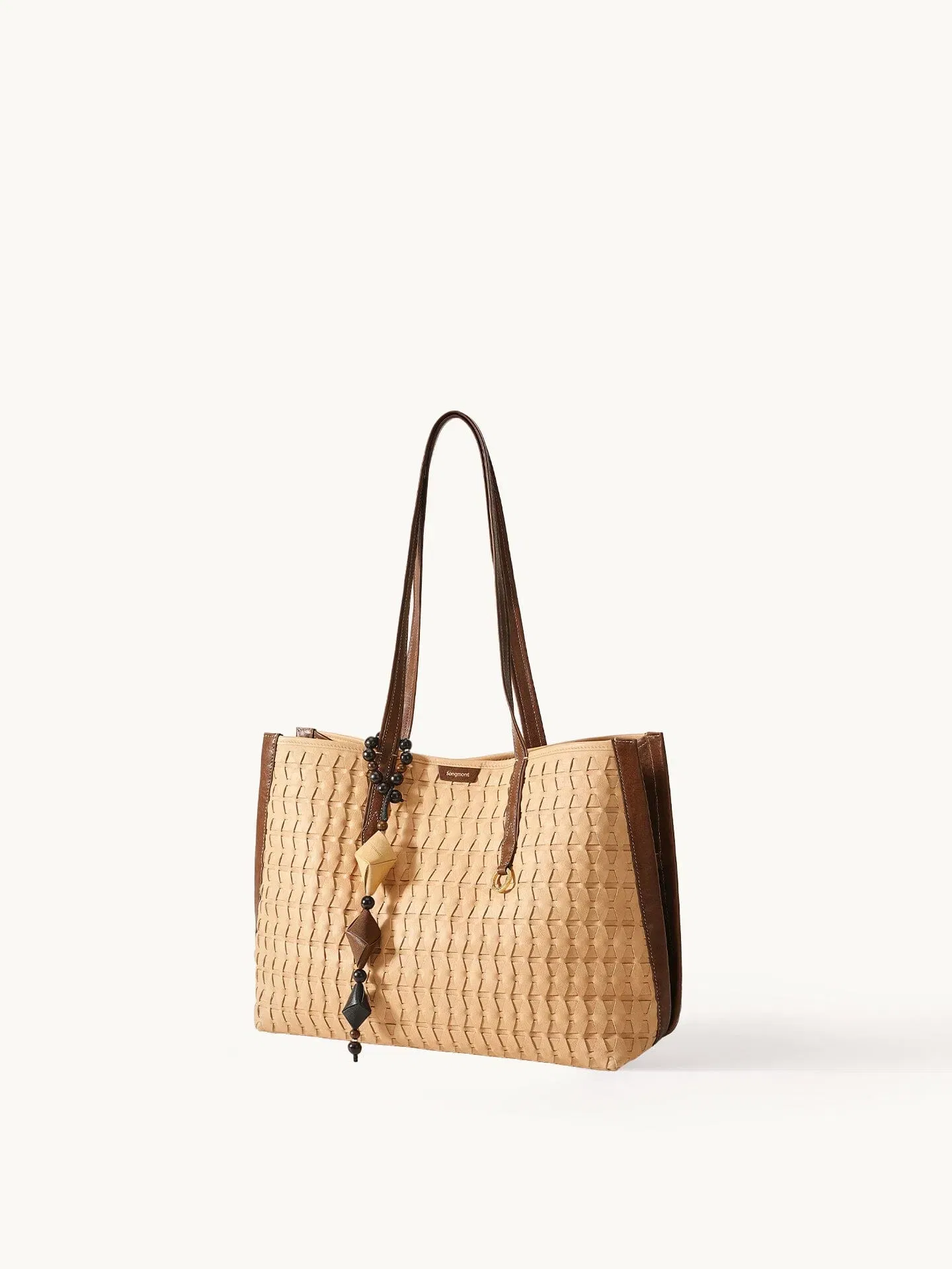 Songmont Medium Lattice Tote Sulfur