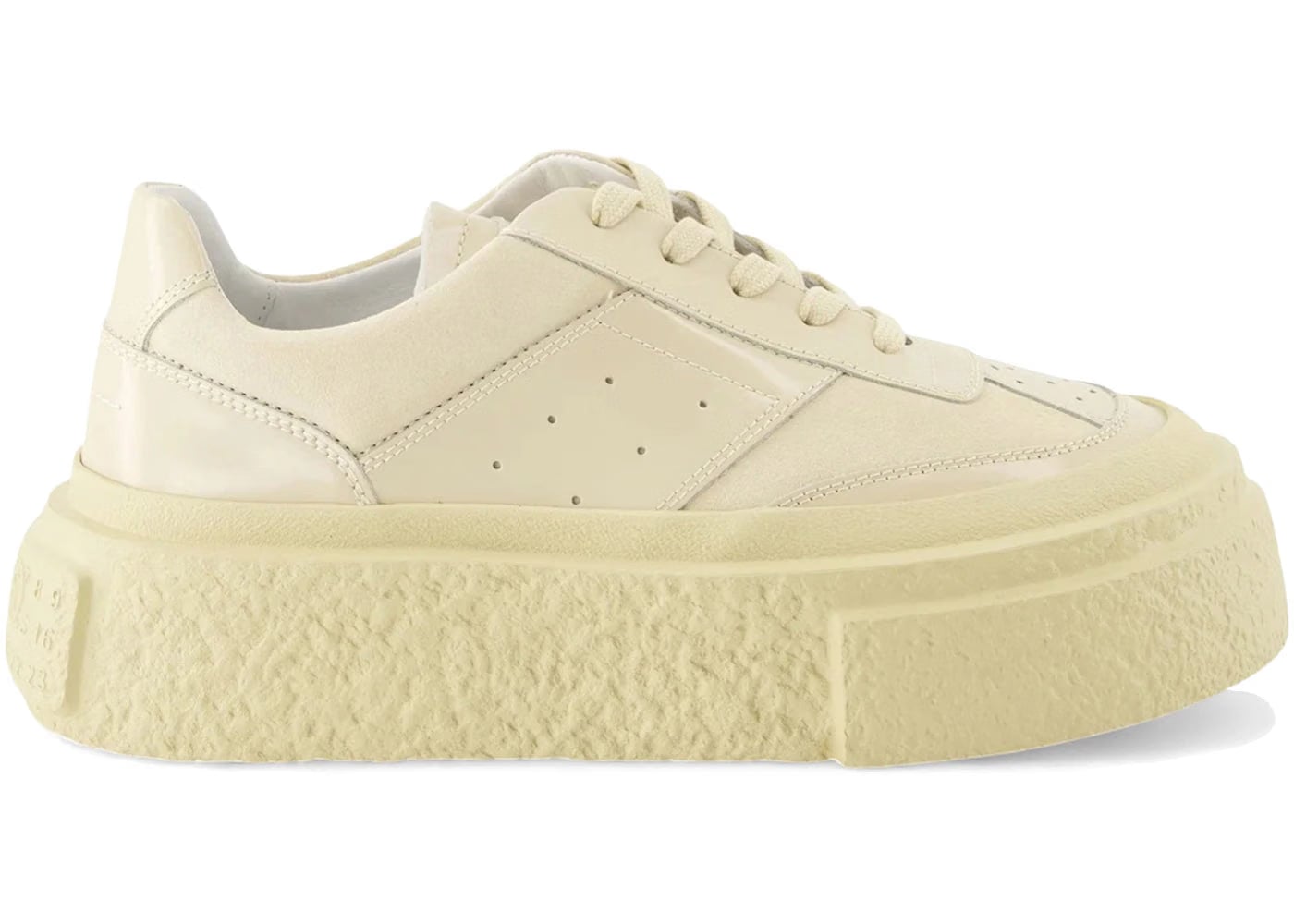 Mm6 Maison Margiela Platform Sneaker Putty Tapioca Womens