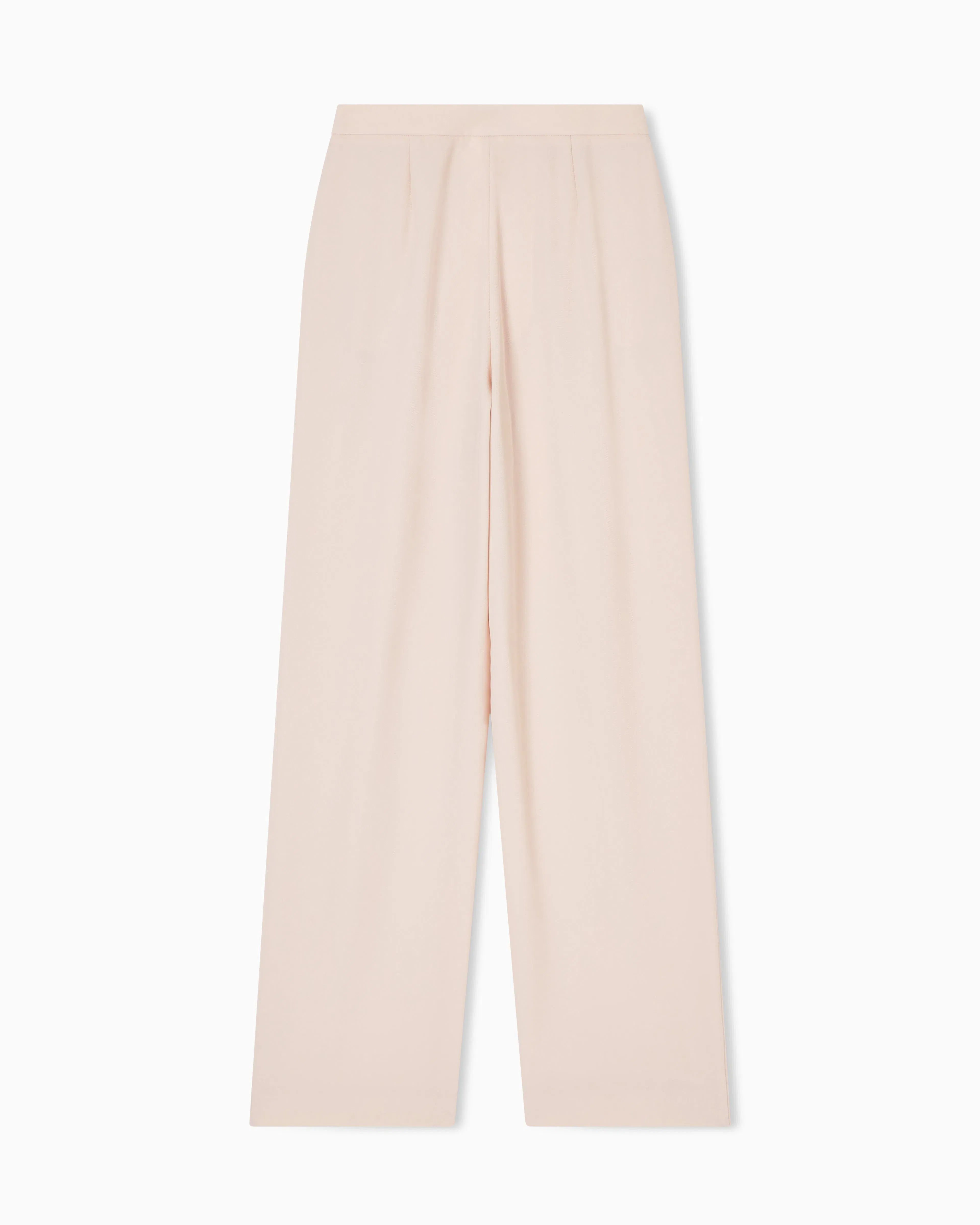 Emporio Armani Technical gabardine trousers with pleats