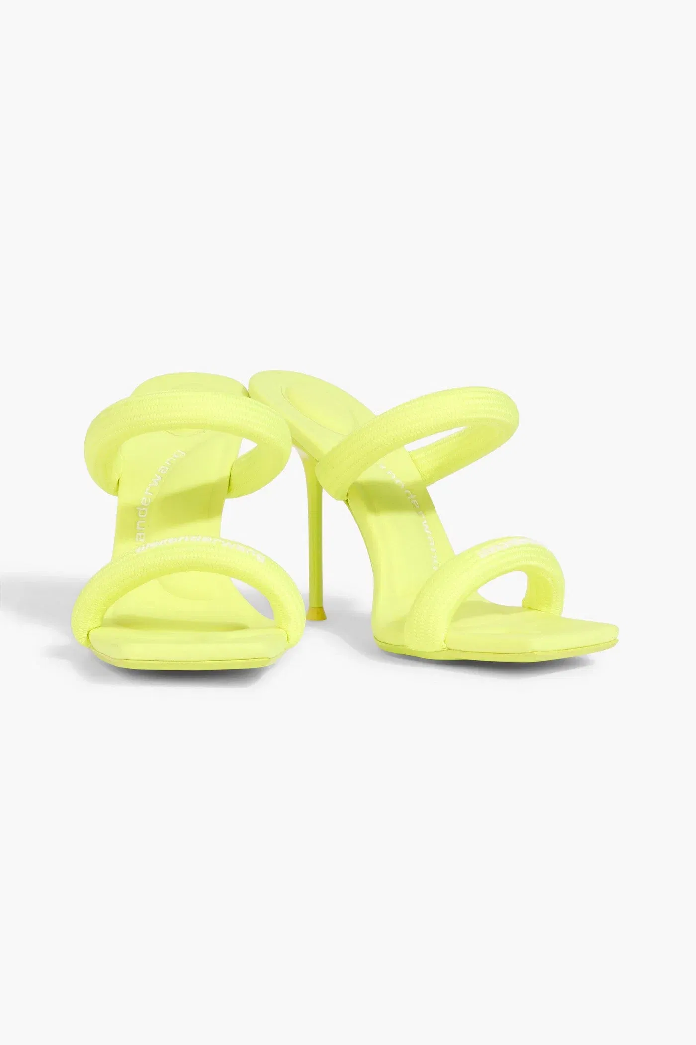 Alexander Wang Julie Woven Sandals Bright Yellow Women's