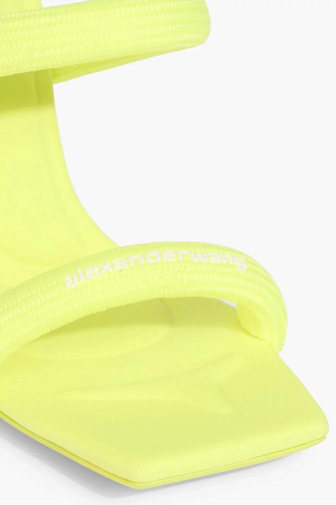 Alexander Wang Julie Woven Sandals Bright Yellow Women's