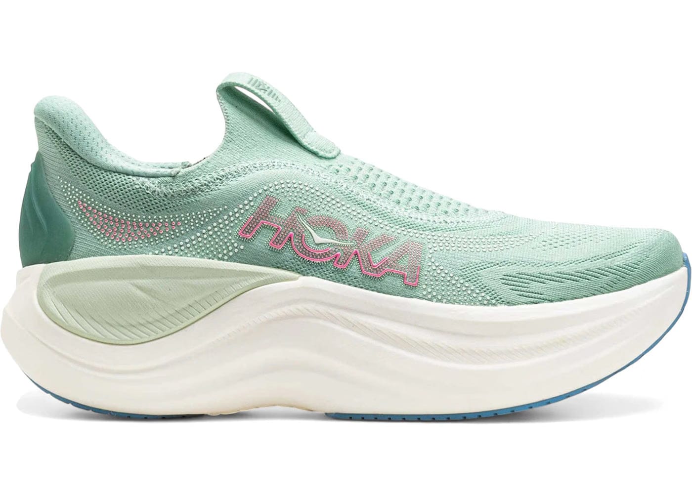 Hoka One One Skyward Laceless Jadeite Sea Glass Womens