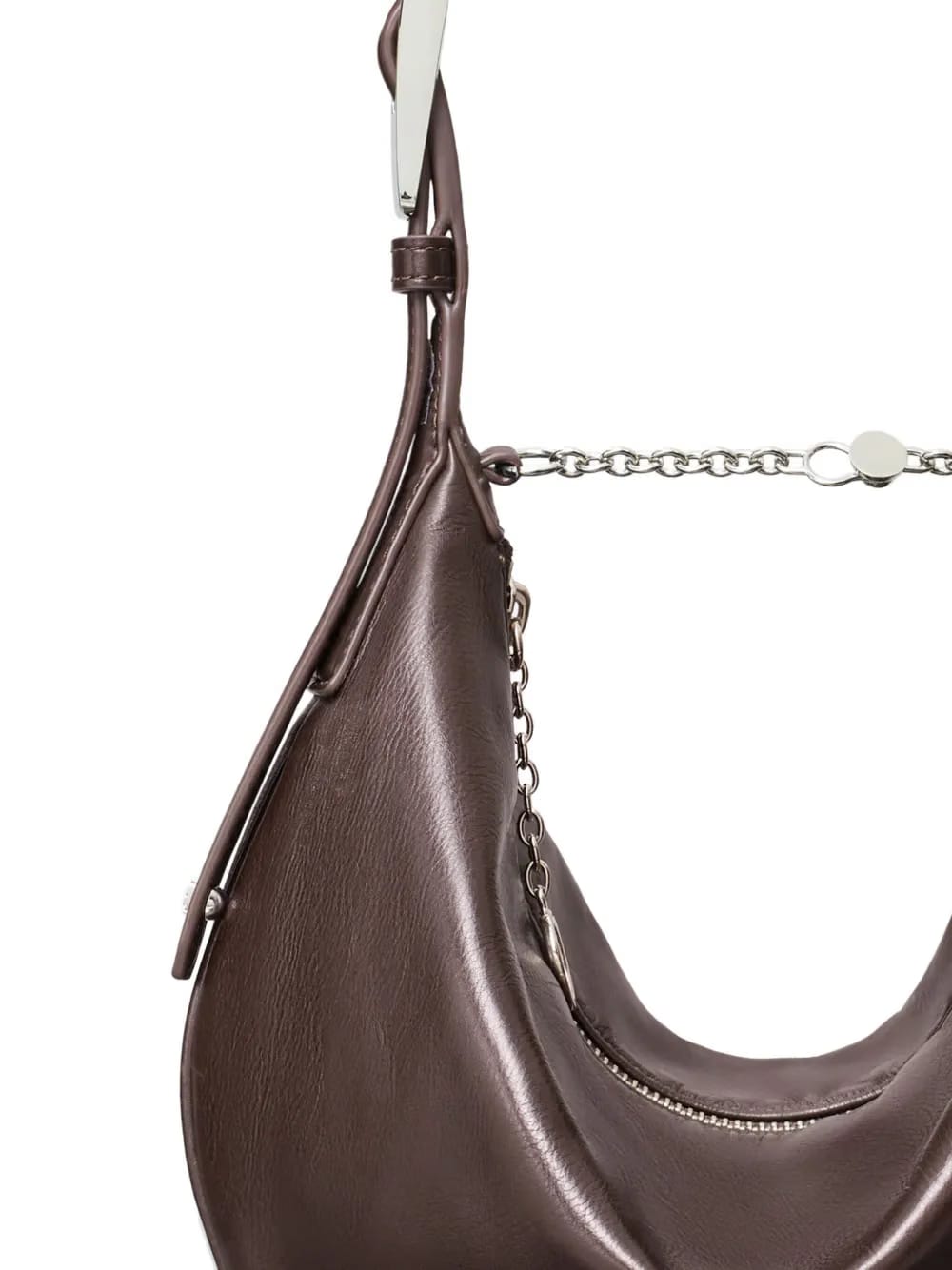 small Balloon zip leather shoulder bag