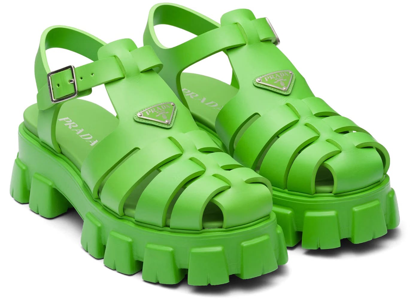 Prada Soft Cage Fisherman Sandal Mela