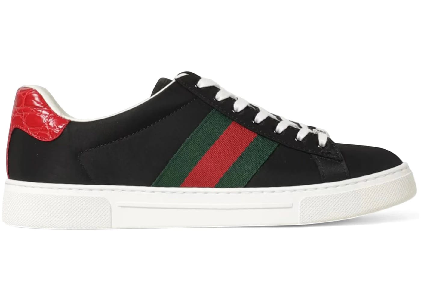 Gucci Ace Nylon Black Red
