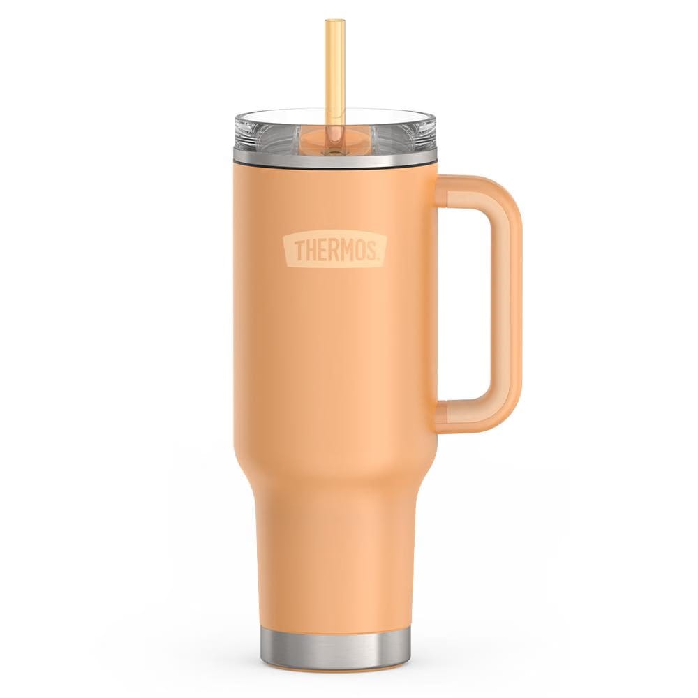Thermos 40oz Stainless Steel Cup Holder Mug Melon