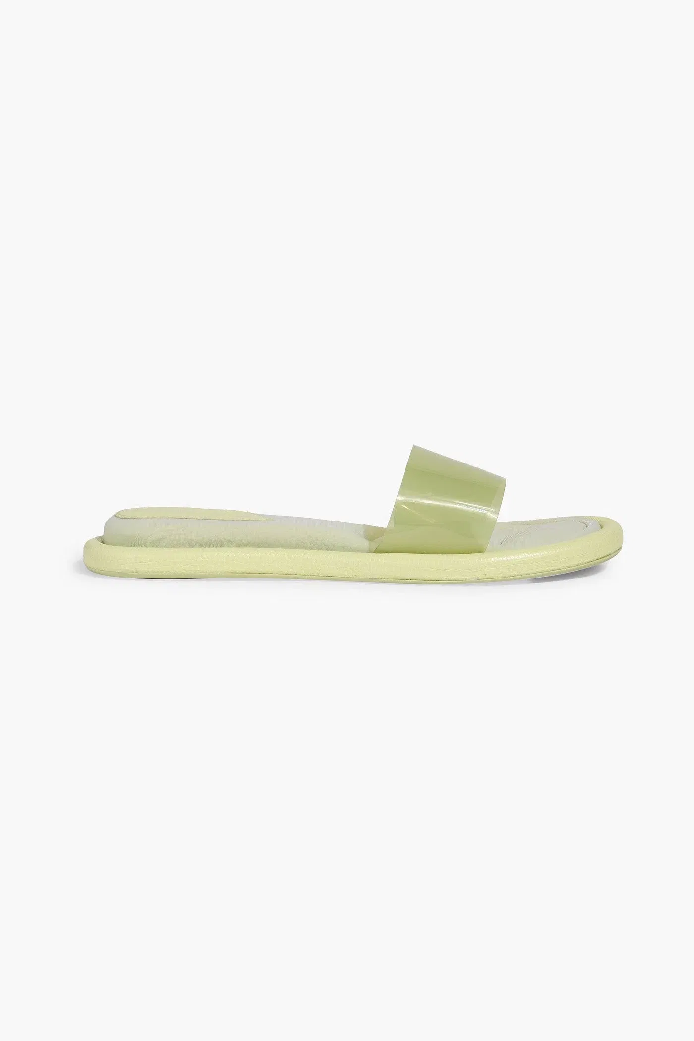 Cult Gaia Aldari Pvc Slides Light Green Women's