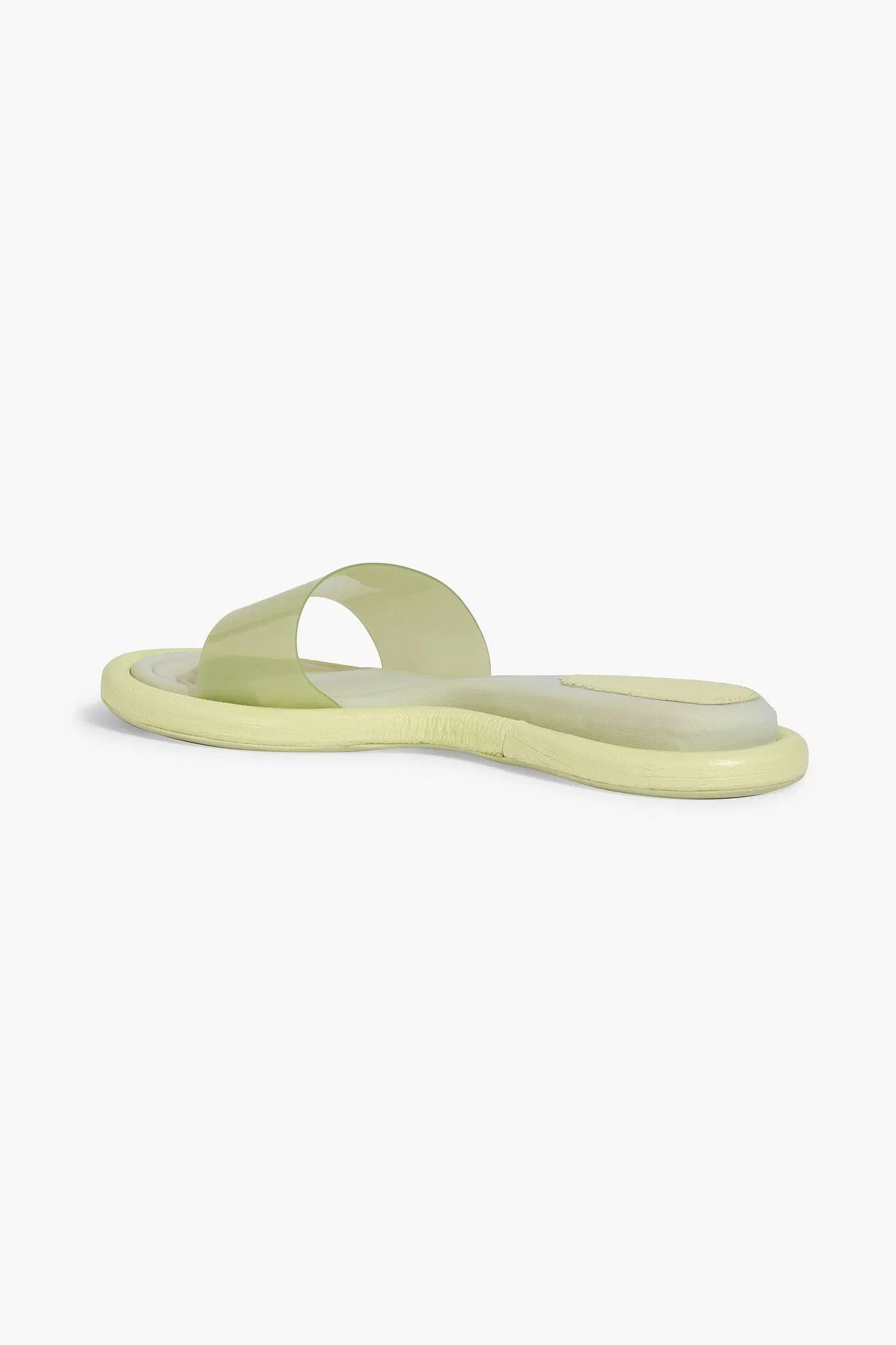 Cult Gaia Aldari Pvc Slides Light Green Women's