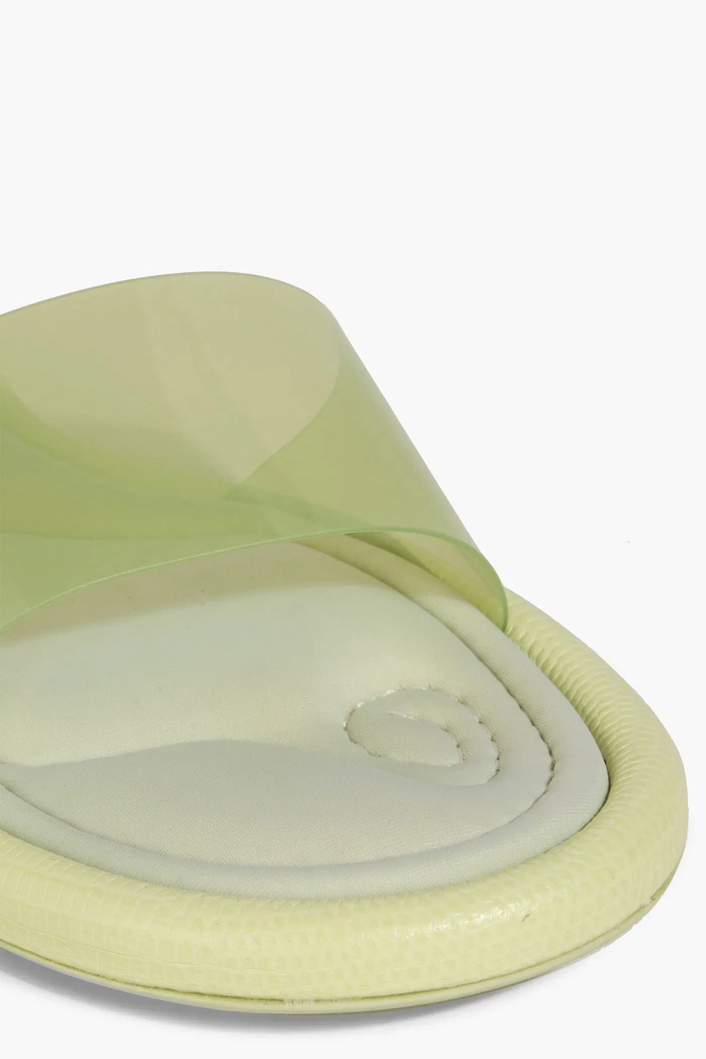 Cult Gaia Aldari Pvc Slides Light Green Women's
