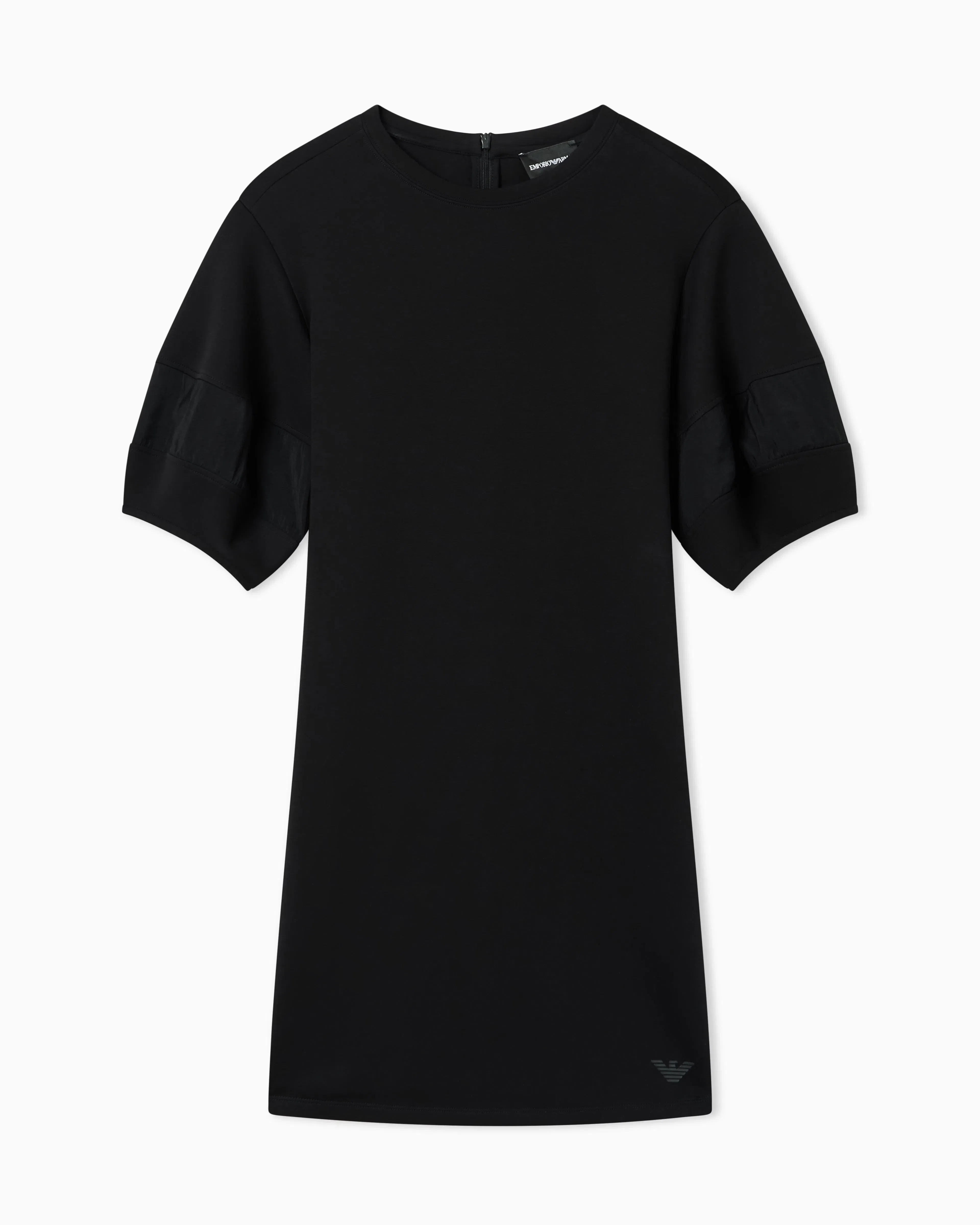 Emporio Armani Stretch double jersey dress with rayon insert