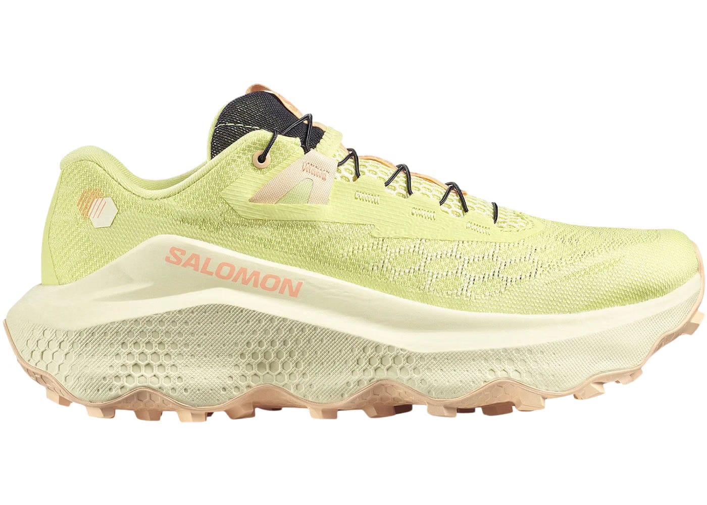 Salomon Ultra Glide 4 Sunnylime Transpyellow Almond Cream Womens