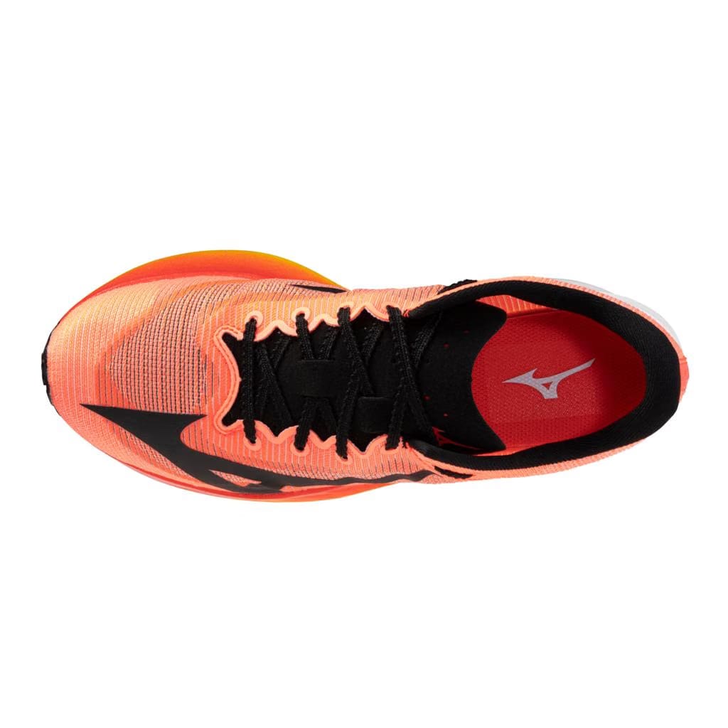 Mizuno Unisex Hyperwarp Elite Running Shoe Lava Orange Black