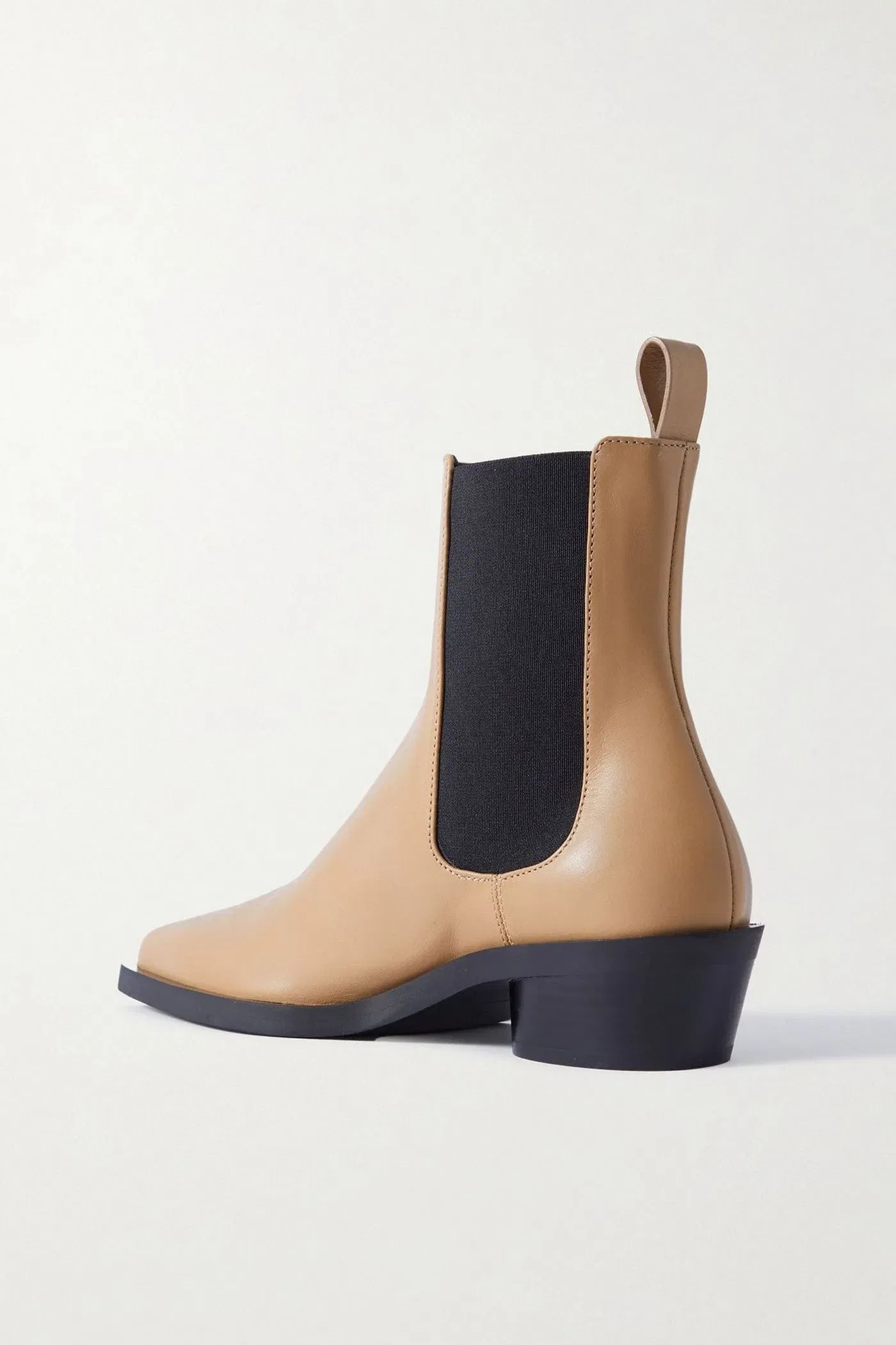 Proenza Schouler Bronco Leather Chelsea Boots Neutral Women's