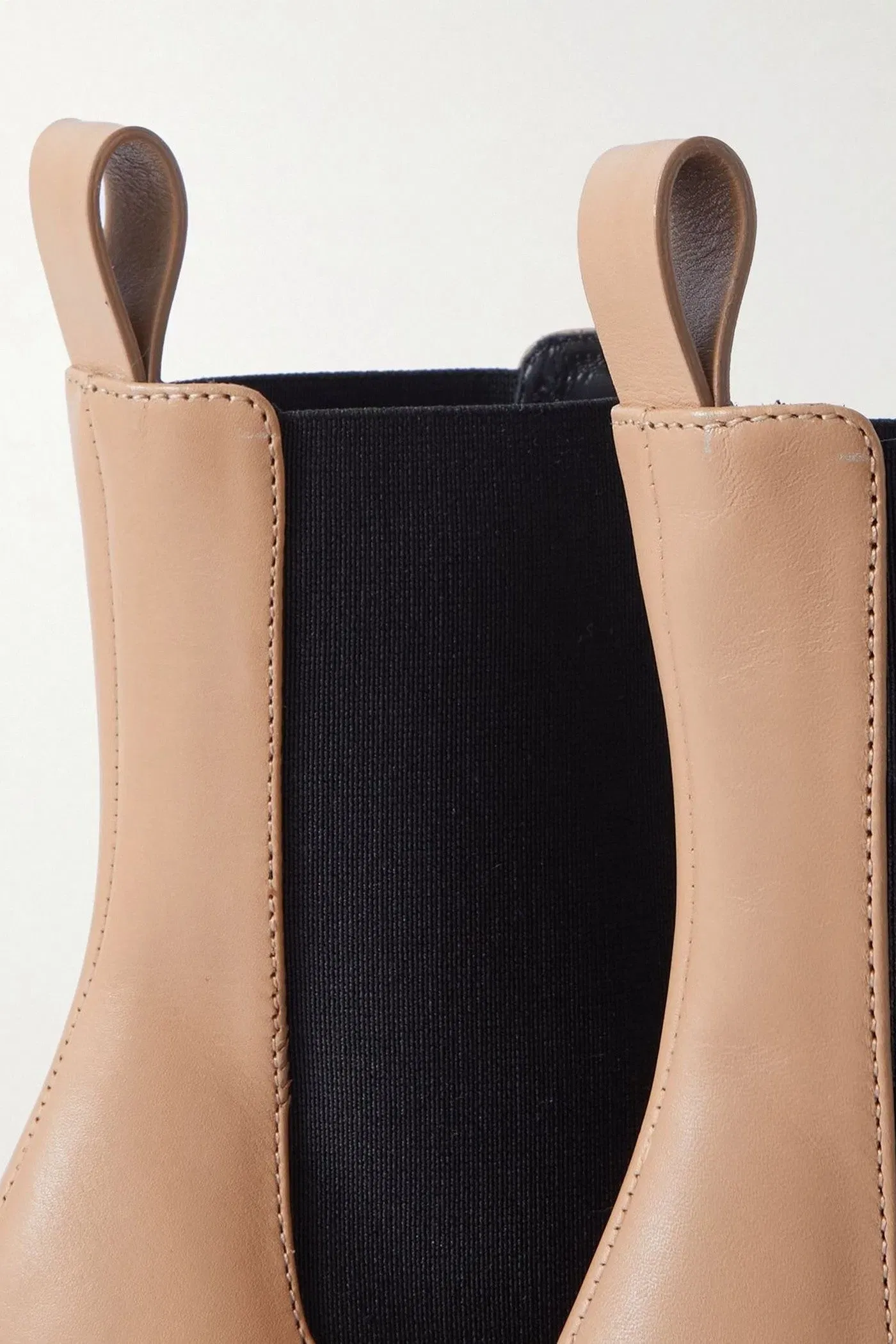 Proenza Schouler Bronco Leather Chelsea Boots Neutral Women's