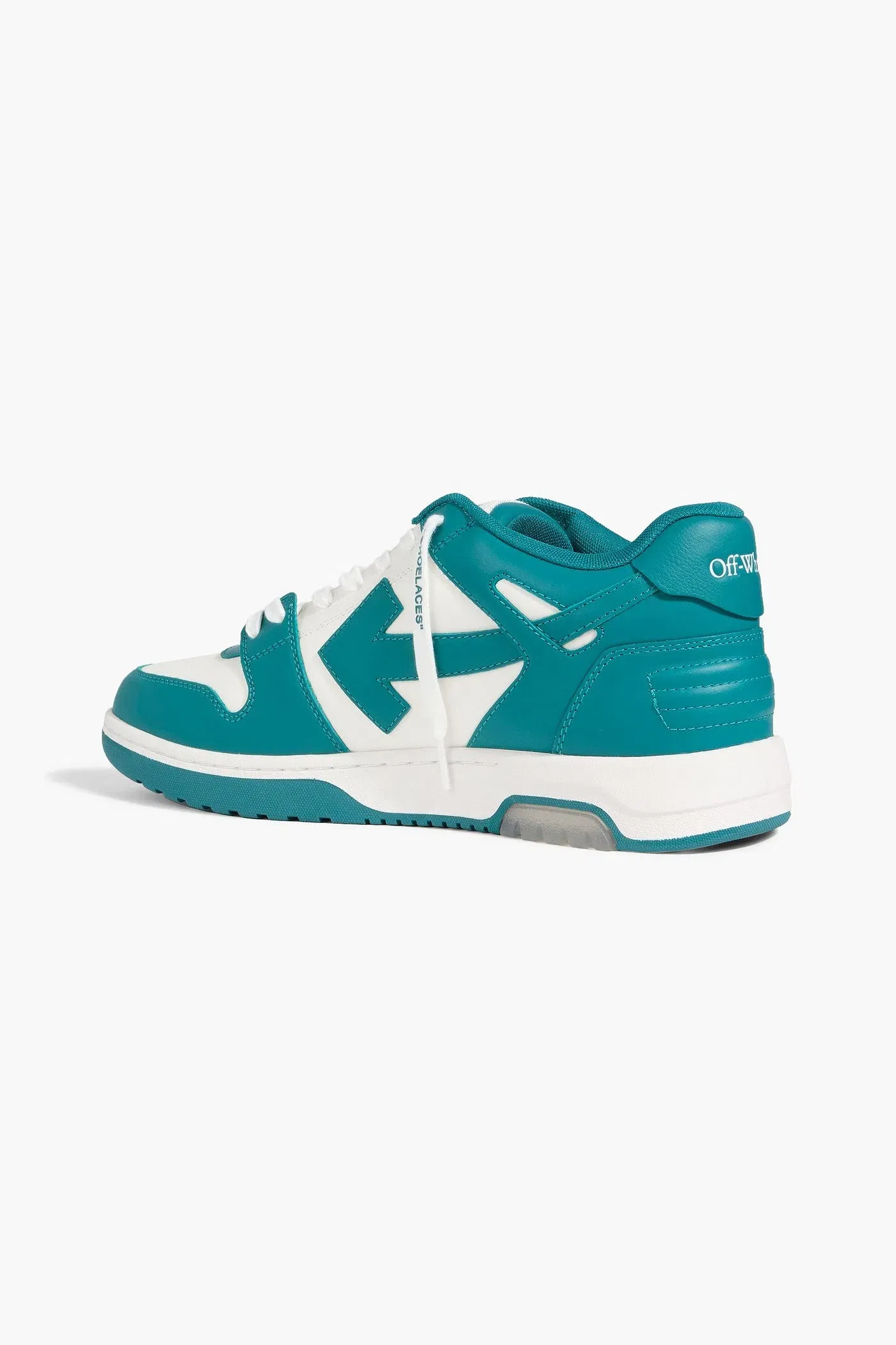Off-White Out Of Office Leather Sneakers Teal