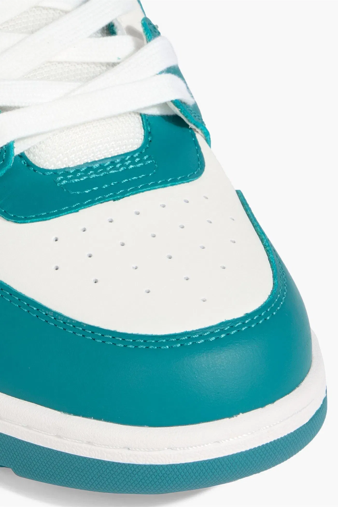 Off-White Out Of Office Leather Sneakers Teal