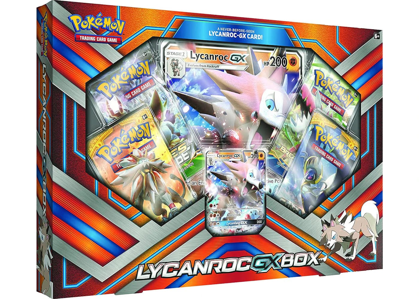 2017 Pokemon Tcg Lycanroc Gx Box