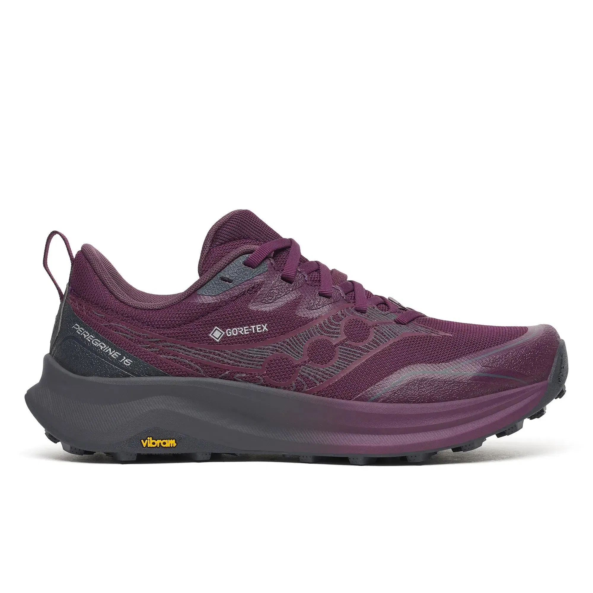 Saucony Women's Peregrine 16 GTX Eggplant | Ebony