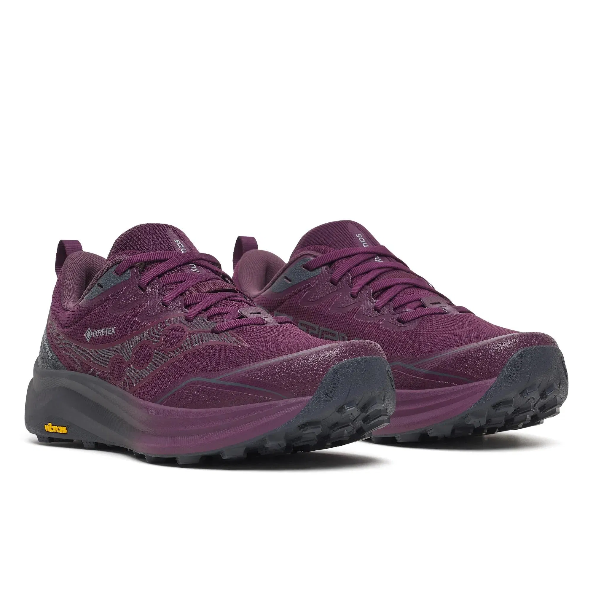 Saucony Women's Peregrine 16 GTX Eggplant | Ebony