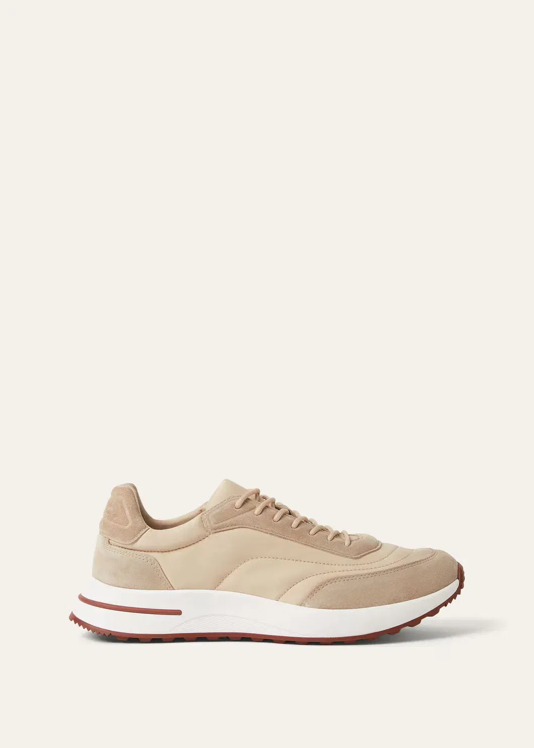 LoroPiana Week End Walk Sneaker Sand Shell