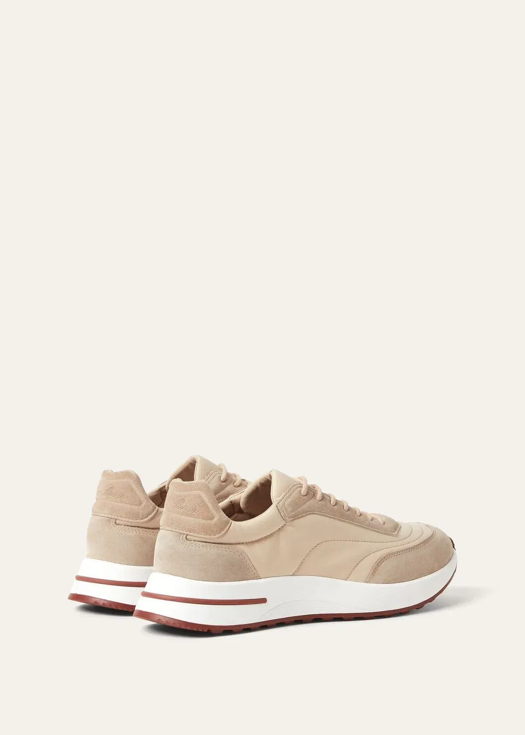 LoroPiana Week End Walk Sneaker Sand Shell