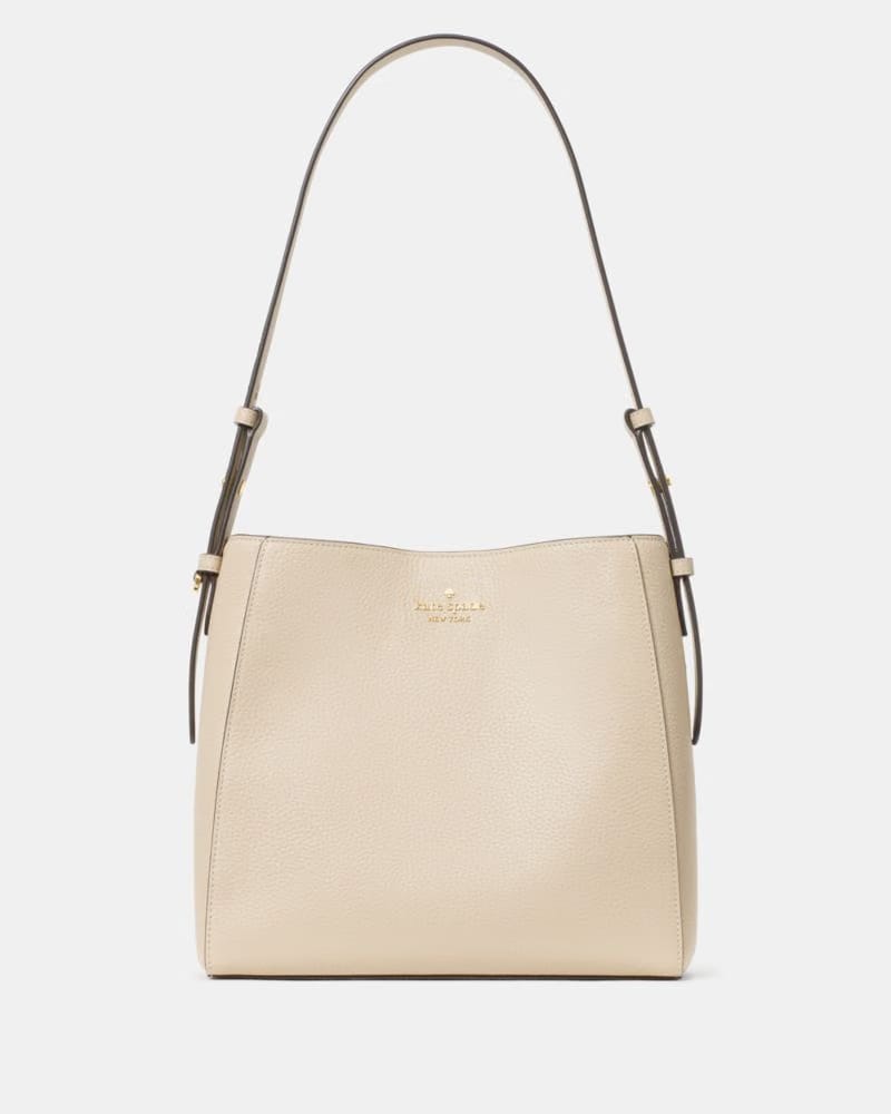 KateSpade Juliette Medium Bucket Bag Light Sand