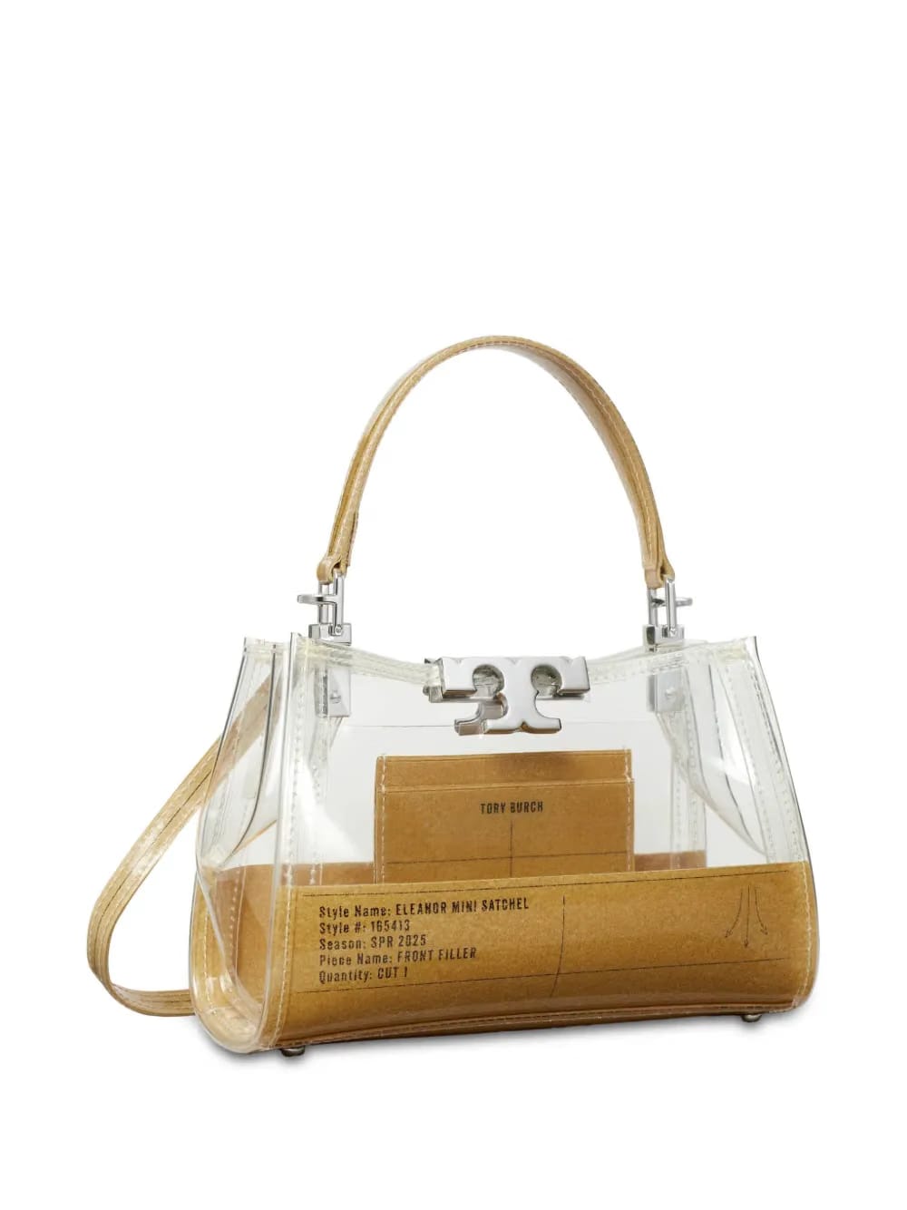 Eleanor Clear mini satchel bag