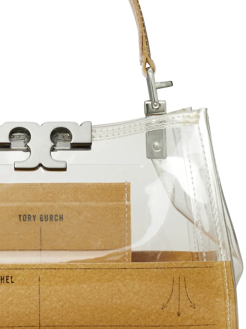 Eleanor Clear mini satchel bag