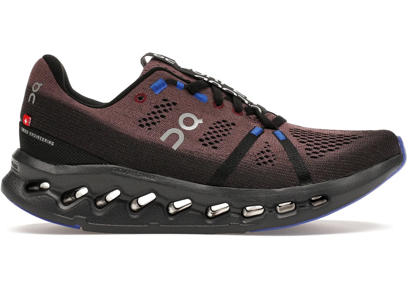 On Running Cloudsurfer Black Cobalt Womens