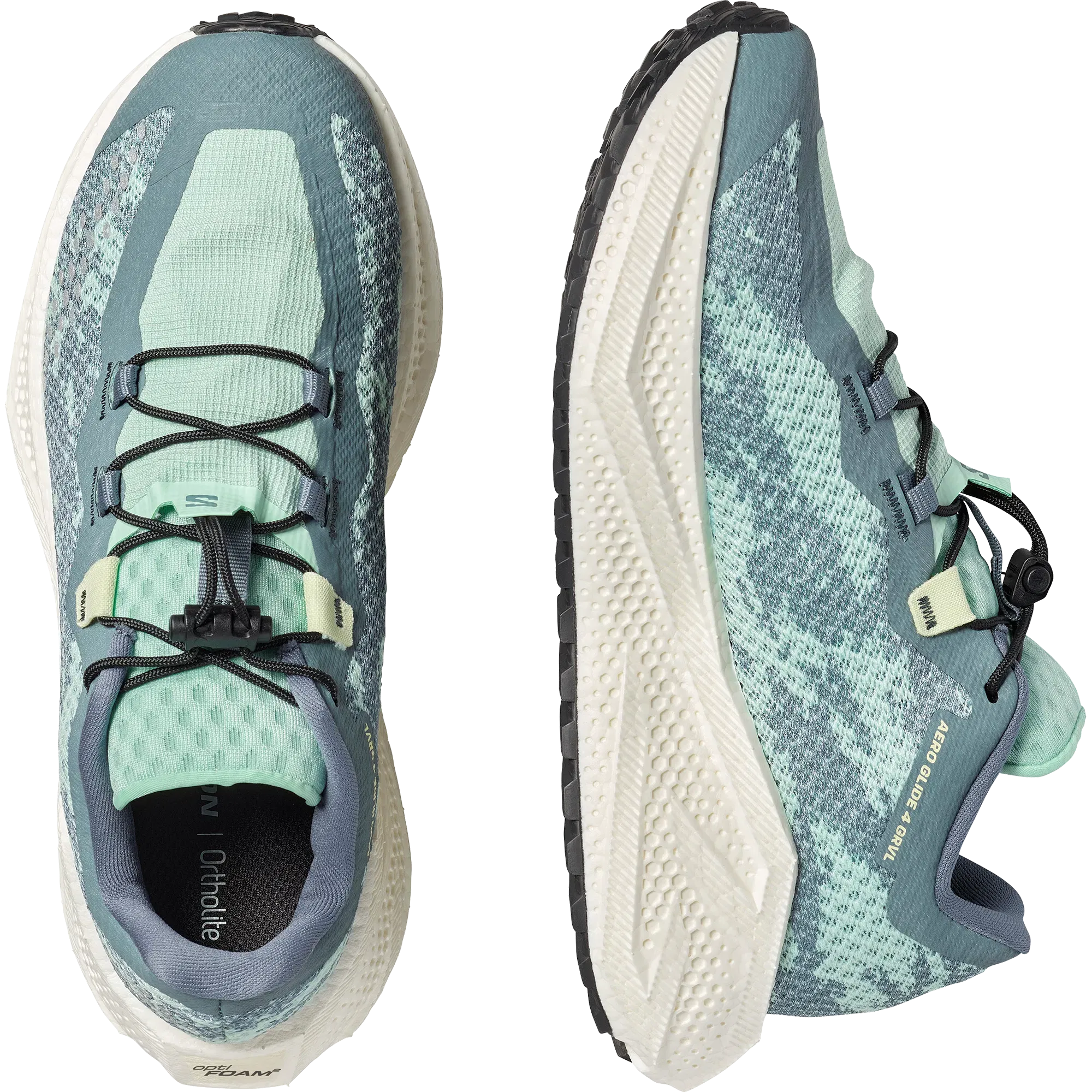 Salomon Aero Glide 4 Grvl Gravel Running Shoes Womens Stormy Weather