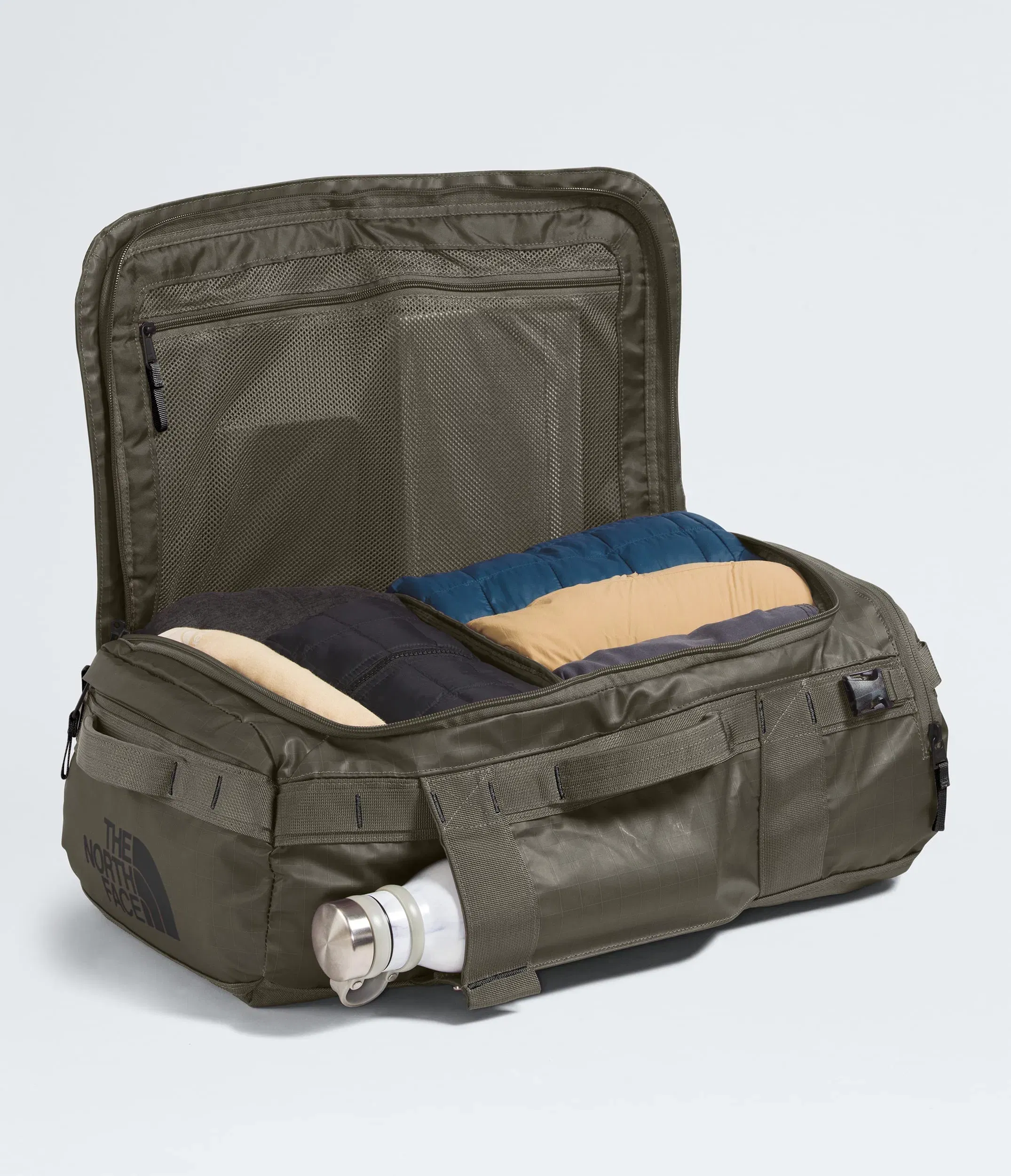 The North Face Base Camp™ Voyager Duffel—32L New Taupe Green