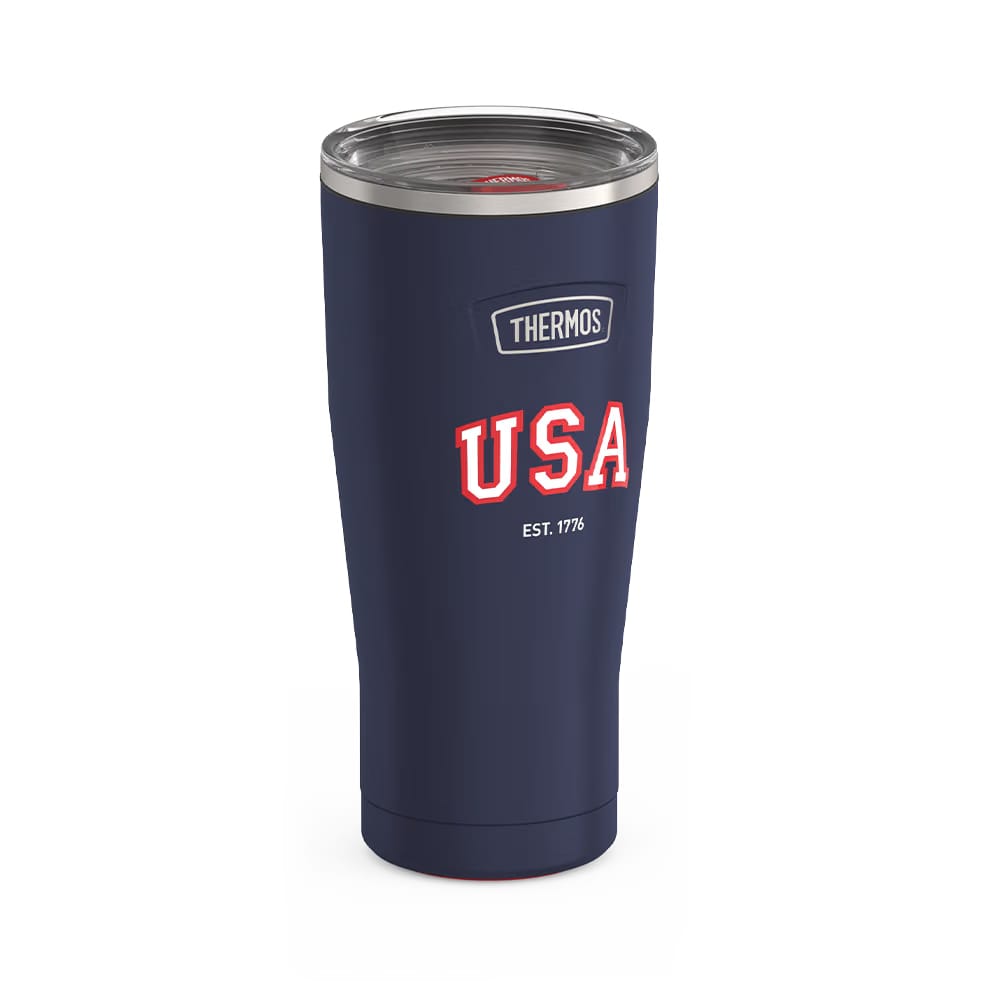Thermos 24oz ICON TUMBLER WITH SLIDE LOCK LID Navy Usa