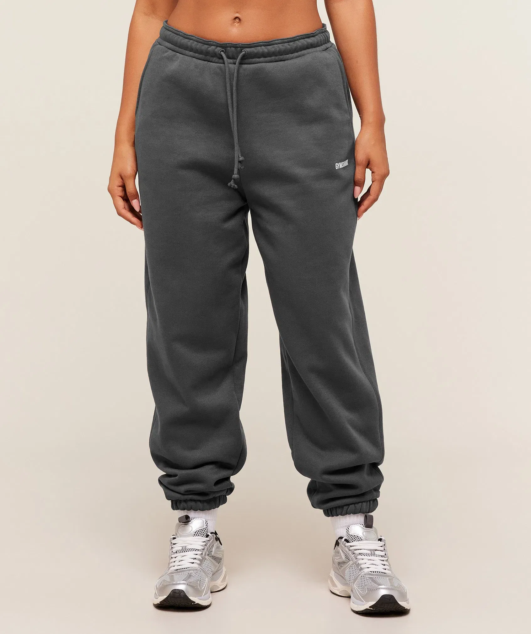 Women's Gymshark Cosy Luxe Cuffed Joggers Grey