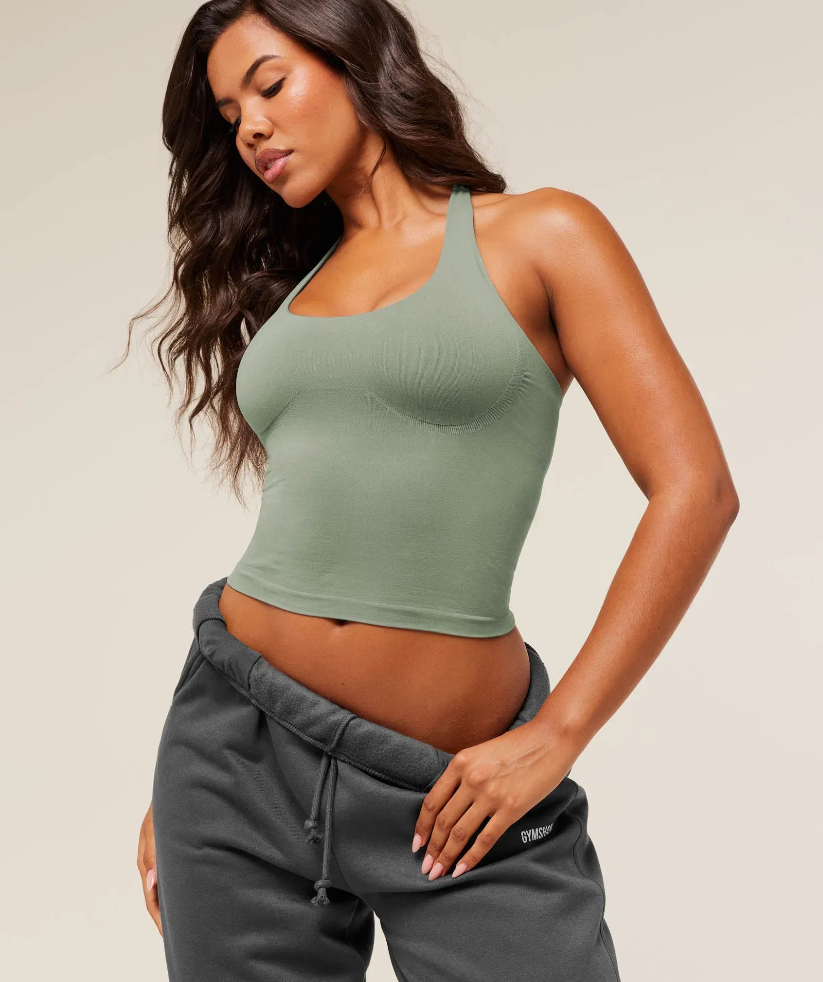 Women's Gymshark Cosy Luxe Cuffed Joggers Grey