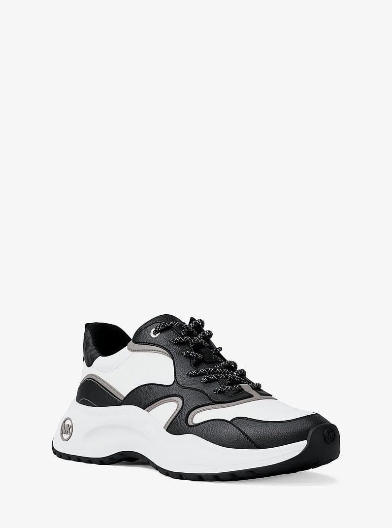 Michael Kors Levie Mixed-Media Trainer