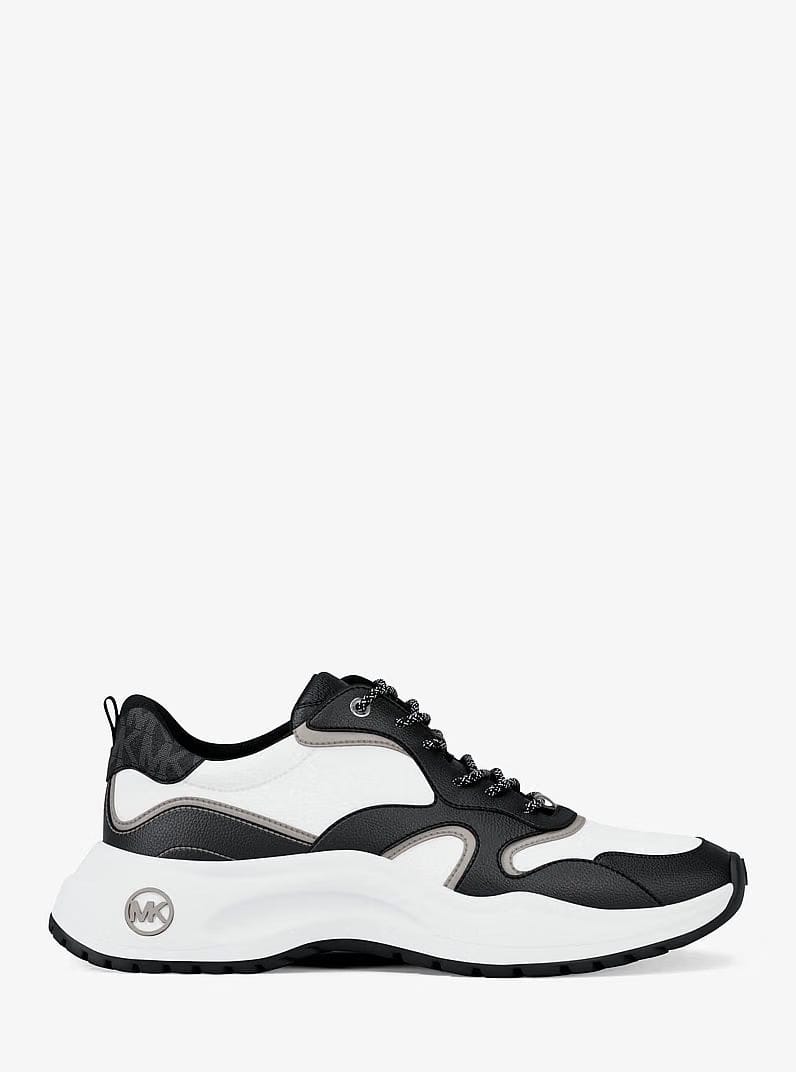 Michael Kors Levie Mixed-Media Trainer