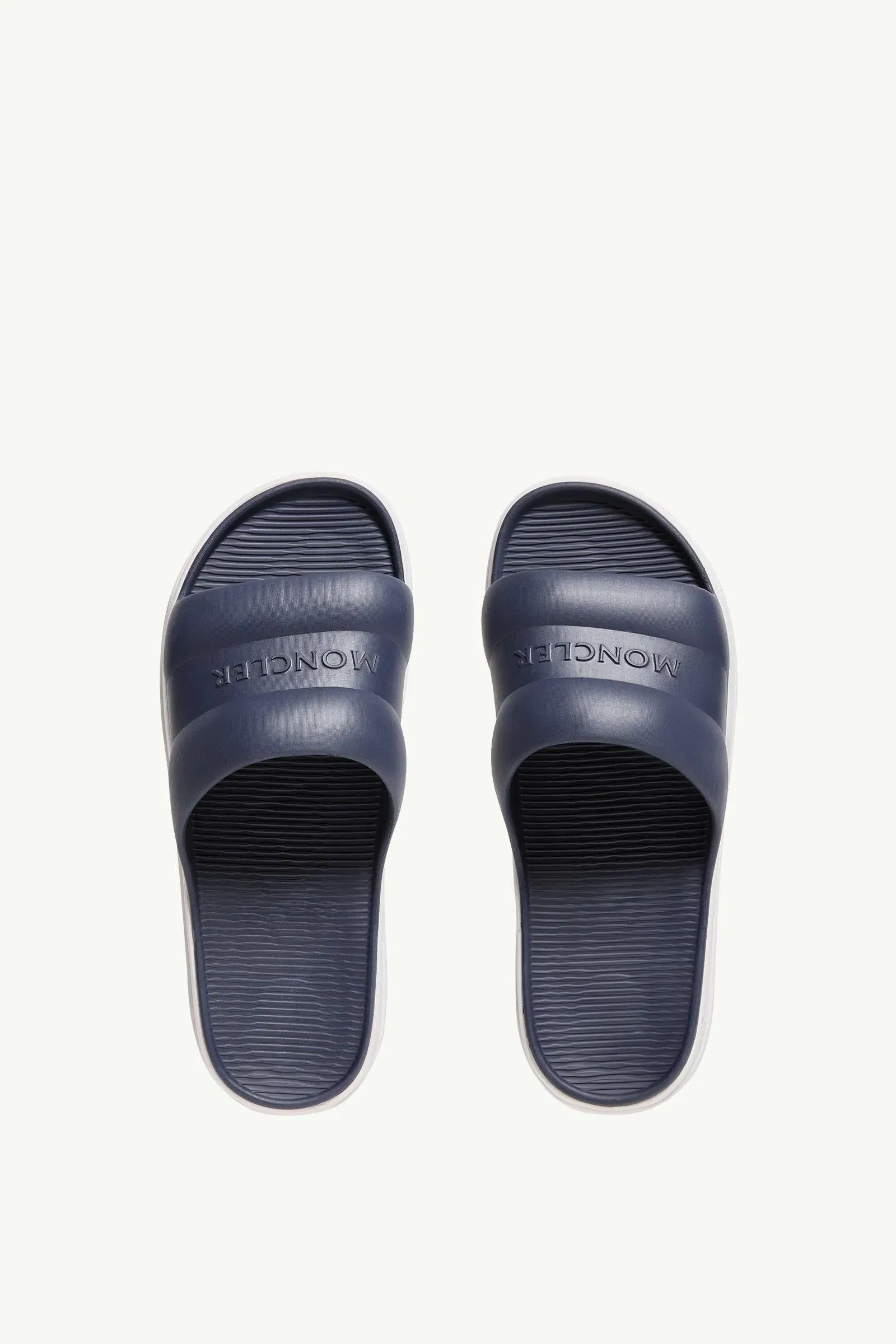 Moncler Moncler Altive Slides Navy Blue