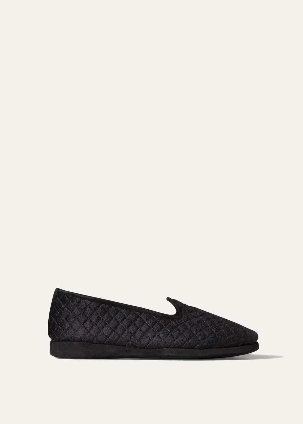 LoroPiana Classica Slipper Black