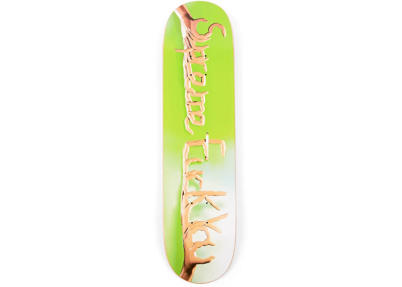 Supreme Fuck You Skateboard Skateboard Deck Green