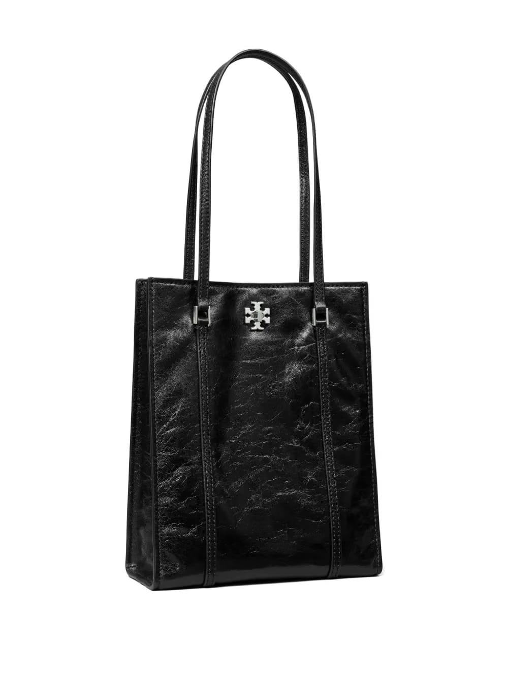 small Kira turnlock panelled tote bag