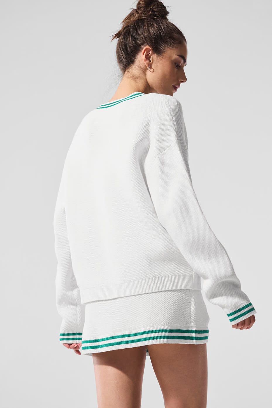 Alo Yoga Tennis Club Sweater Knit Cardigan
