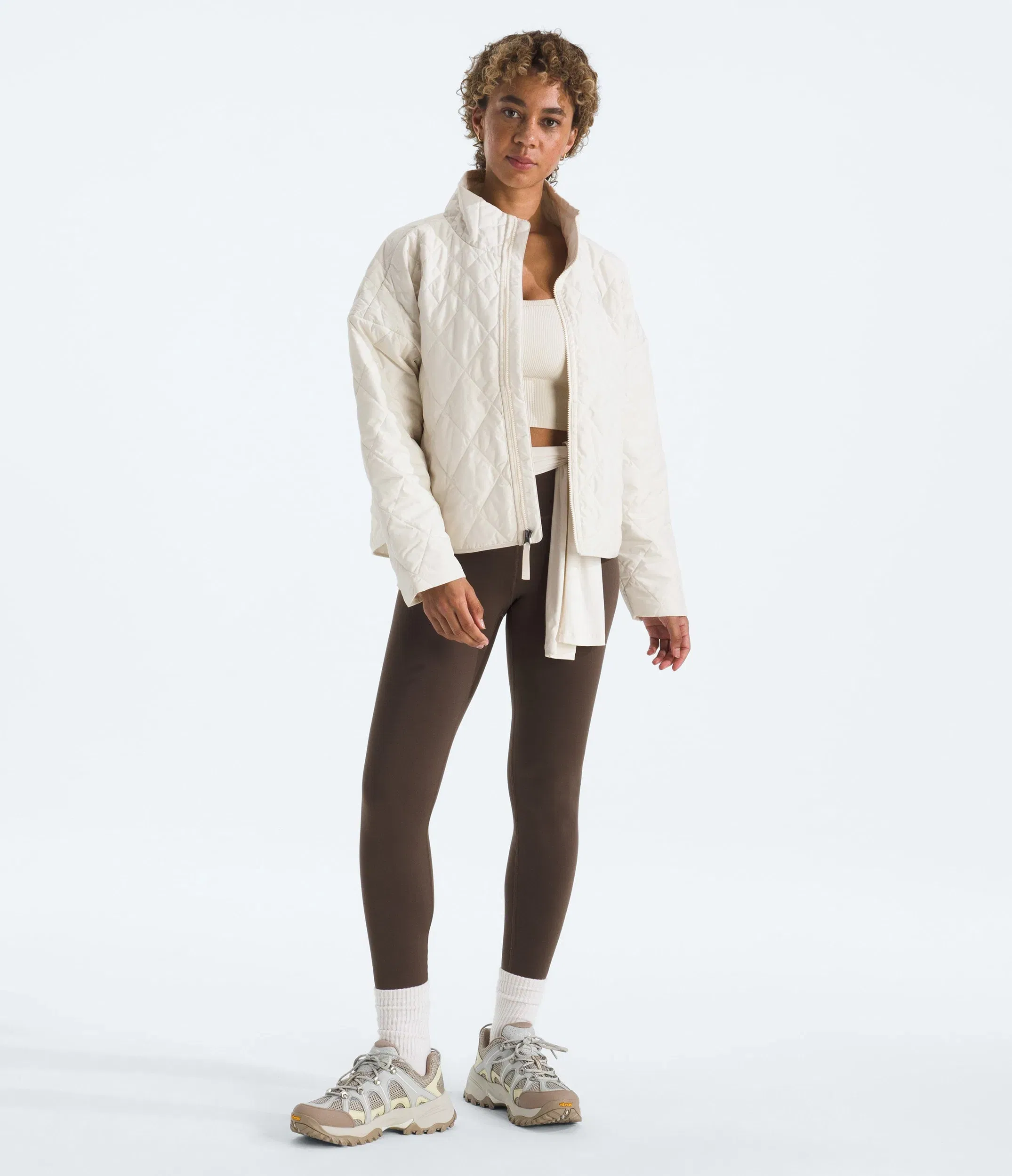 The North Face Women’s Diamond Peak Insulated Jacket White Dune