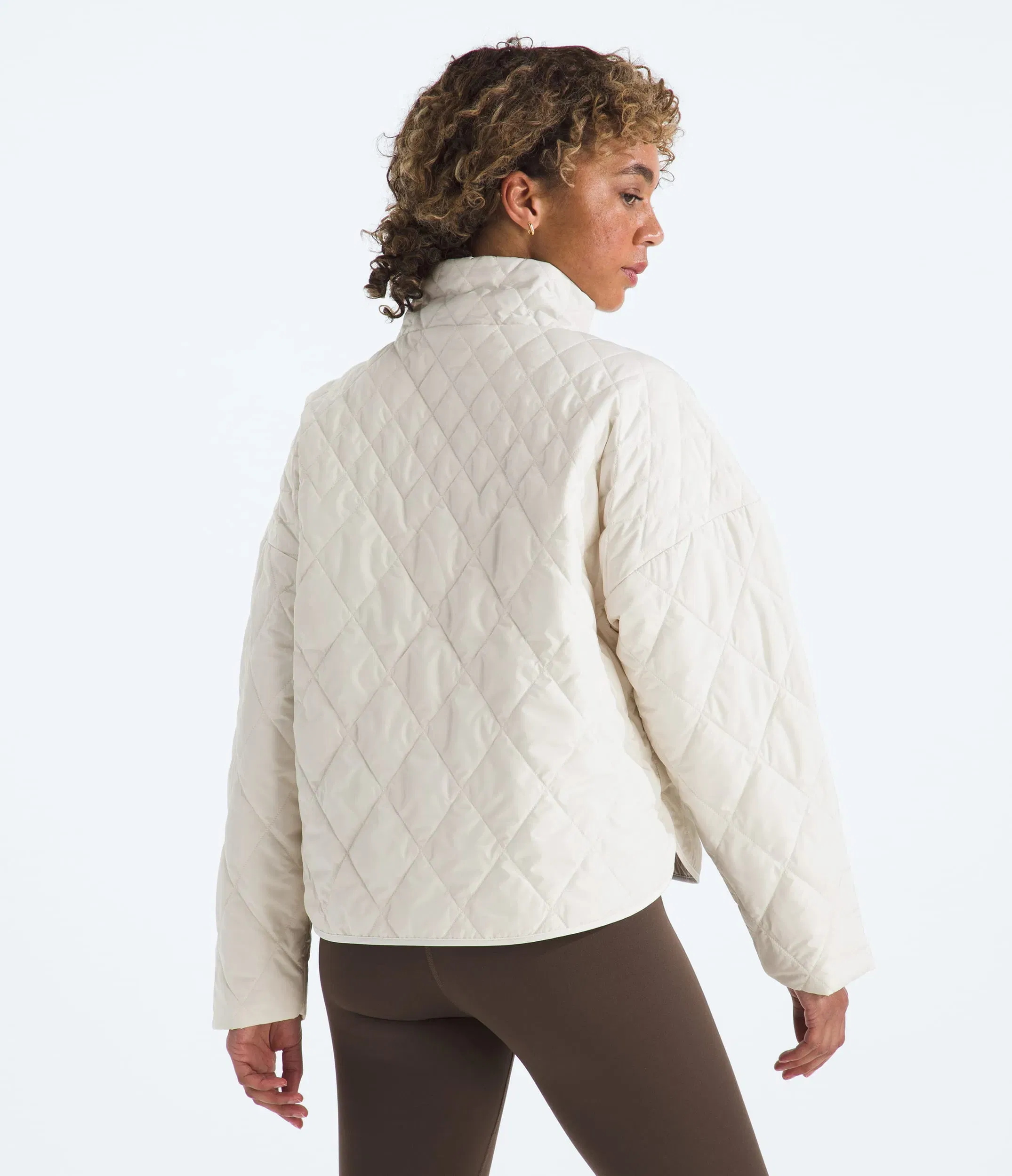 The North Face Women’s Diamond Peak Insulated Jacket White Dune