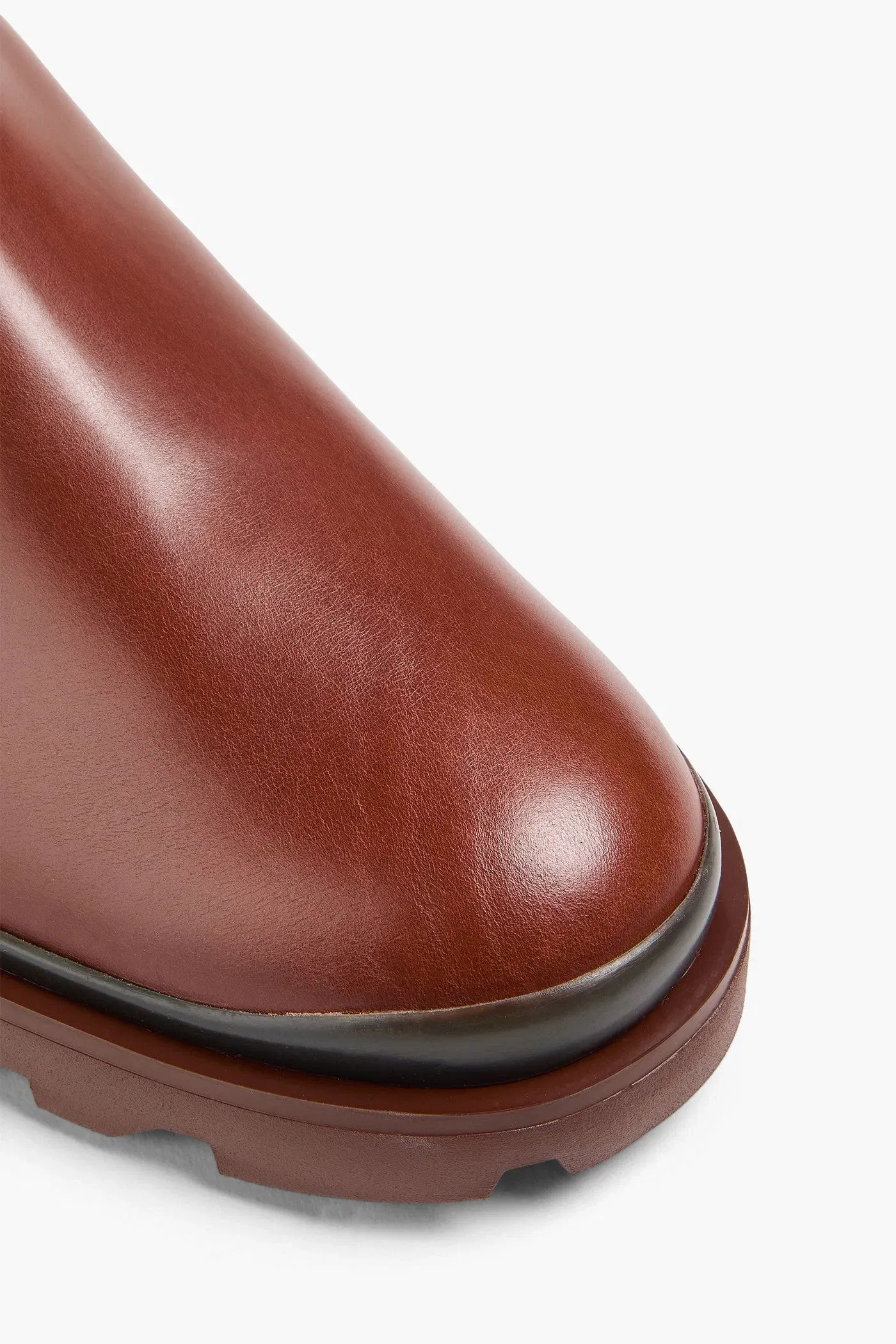 Tod's Buckled Leather Boots Brown