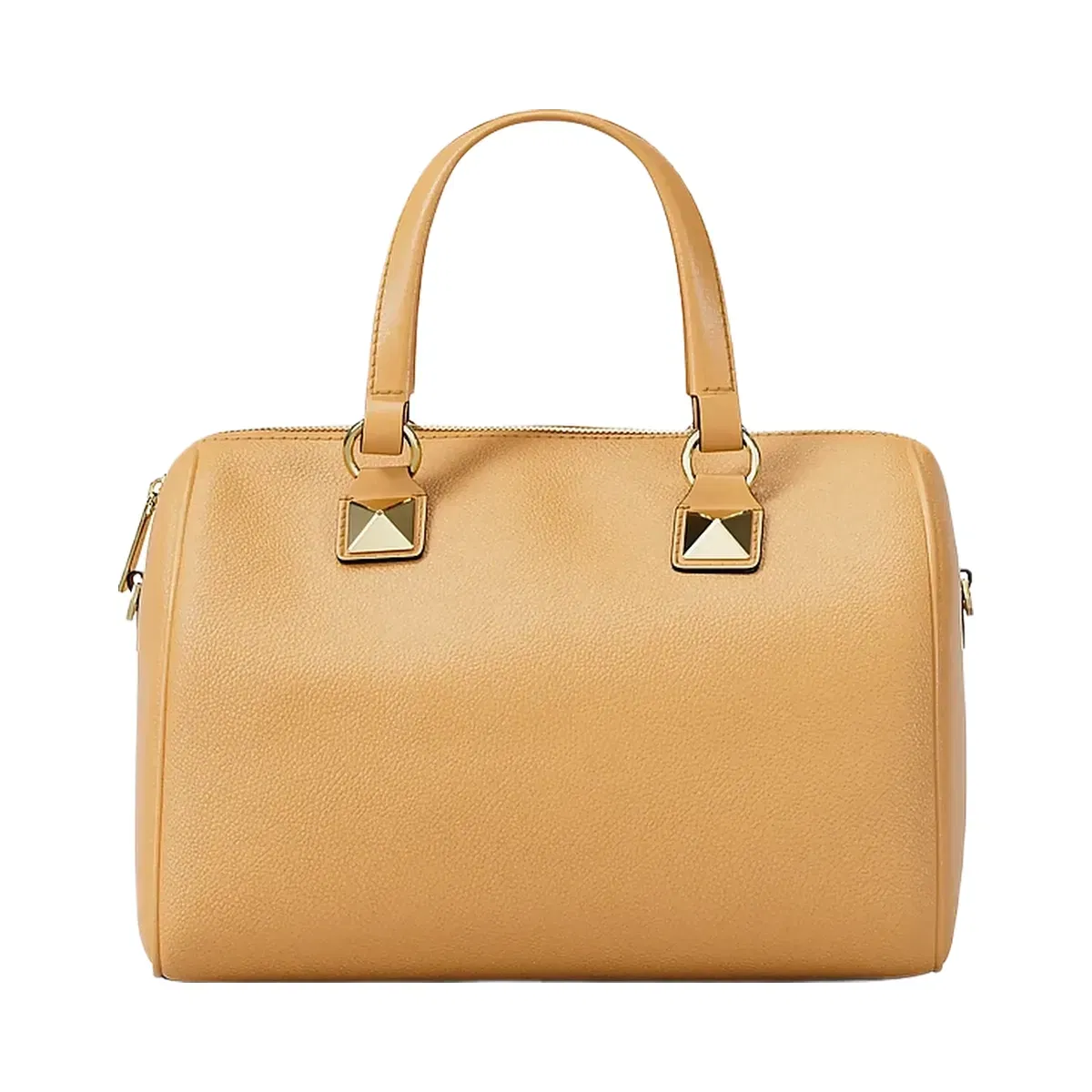 Michael Kors Grayson Medium Pebbled Leather Duffel Bag Honeywheat
