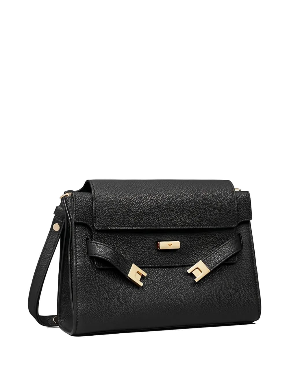 Lee Radziwill pebble-leather flap shoulder bag