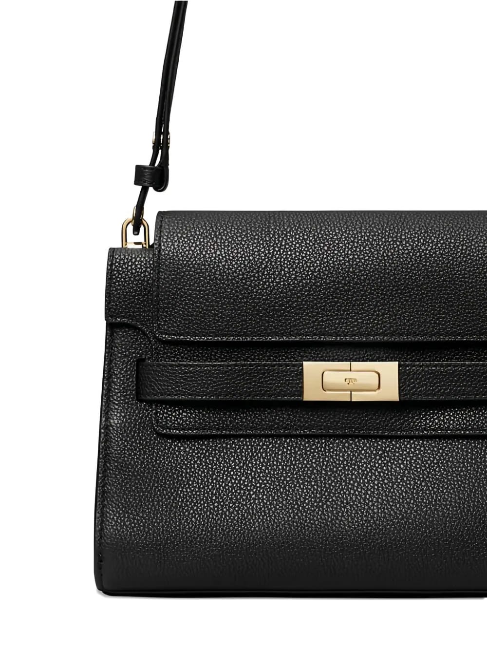 Lee Radziwill pebble-leather flap shoulder bag